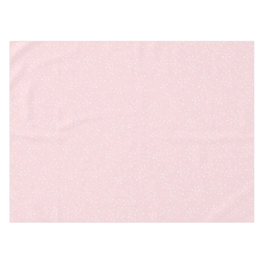 Pink Weiß Muster Einfach Minimalistisch Tischdecke (Vorderseite (Horizontal))