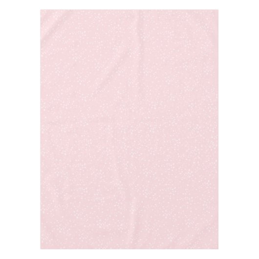 Pink Weiß Muster Einfach Minimalistisch Tischdecke (Vorderseite)