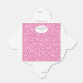 Pink/weiß, Random Zahlenmuster des 85. Party Geschenkschachtel (Ungefaltet)