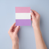 Pink, weiß und Lavendel Flyer (Gruppe)