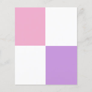 Pink, weiß und Lavendel Flyer
