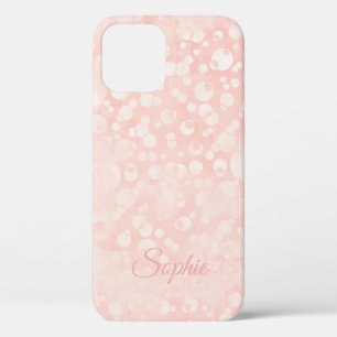Pink-weiße Blasen-Polka-Punkte Case-Mate iPhone Hülle
