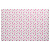 Pink-weiße Fußball-Muster Stoff (Yard (91,4 cm))