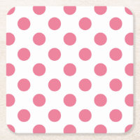 Pink-weiße Polka-Punkte