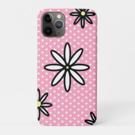 Pink-weiße Polka-Punkte und Molsen Case-Mate iPhone Hülle