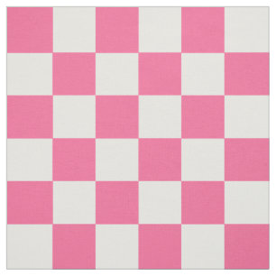 Pink-weißes Muster eines karierten Karos Stoff