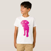 Pink-Welpe! T-Shirt (Vorne ganz)