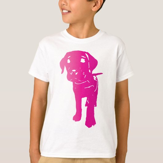 Pink-Welpe! T-Shirt (Vorderseite)