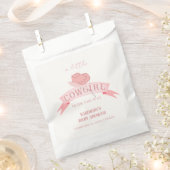 Pink Western Cowgirl Hat Baby Dusche Geschenktütchen (Ausgeschnitten)