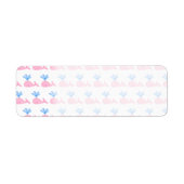 Pink Whale Muster. (Vorne)