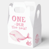 Pink Whale Oneder The Sea 1st Birthday Geschenkschachtel (Geöffnet)