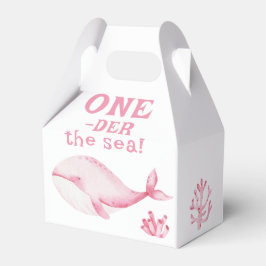 Pink Whale Oneder The Sea 1st Birthday  Geschenkschachtel