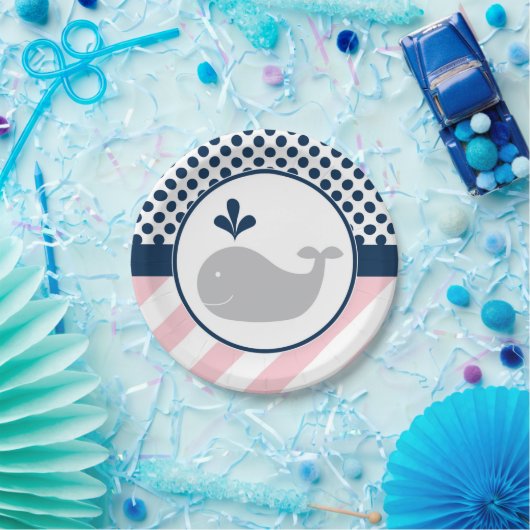 Pink Whale Paper Teller (Party)