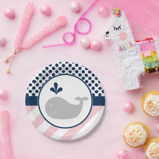 Pink Whale Paper Teller (Party)