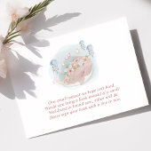 Pink Whale Quallyfish Bücher für Baby Begleitkarte