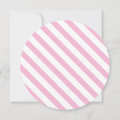 Pink Whales Girl Baby Dusche Einladung (Rückseite)