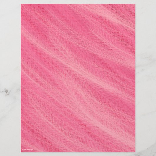 Pink Wheat Fields Scrapbook Paper Bulk Pages Flyer (Hinten)