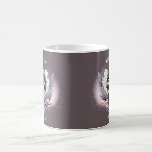 Pink Whimsical "Dream Big" Kleiner Drache Kaffeetasse (Mittel)