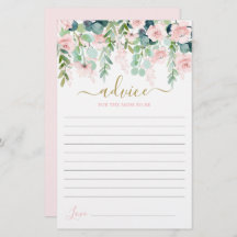 Pink Whimsical Floral Ratschlag für die Mama