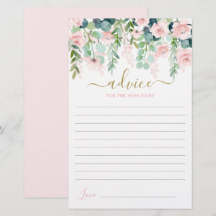 Pink Whimsical Floral Ratschlag für die Mama