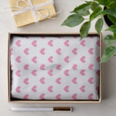 Pink Whimsical Hearts Seidenpapier (Geschenk)