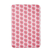 Pink Whimsical Posies Floral Blume Badematte (Vorderseite Vertikal)