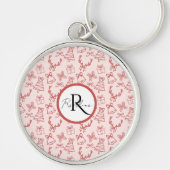 Pink Whimsical Schlüsselanhänger (Vorne)