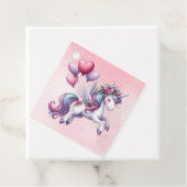 Pink whimsisical fliegend unicorn geschenkanhänger (Beispiel)