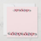 PINK WHIRL WASSER FARBBODEN EINLADUNG (Rückseite)