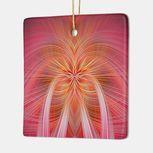 Pink Whisky Keramikornament (Links)