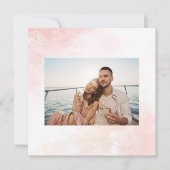 Pink Whispers Wedding danke Ihnen Karten (Vorderseite)