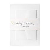 Pink Whispers Wedding Invitation Bly Band (Vorderseite Beispiel)