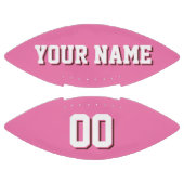 PINK WHITE and BROWN Custom Football (Paneele)