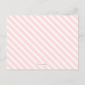 Pink | White Baby Shower Advice for Mommy to Be Hinweiskarte (Vorderseite)