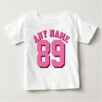 Pink & White Baby | Sports Jersey