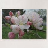 Pink & White Blume Jigsaw Puzzle (Horizontal)