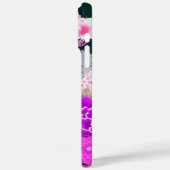 PINK WHITE BLUME Peony, Rose Japanisch Blumenkohl Case-Mate iPhone Hülle (Rückseite / Links)