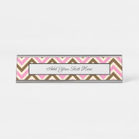 Pink White Brown Zig Zag Lines Cowgirl Country