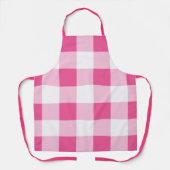 Pink White Buffalo Karo Baker Schürze (Vorderseite)