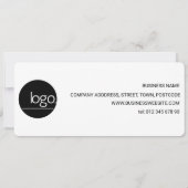 PINK WHITE BUSINESS LOGO COMPANY GIFT CERTIFICATE (Rückseite)