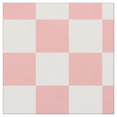Pink White Checked Gingham Pattern Stoff (Nahaufnahme)