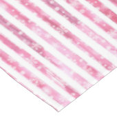 Pink & White Christmas Joy Reindeer Tischdecke (Schrägansicht)