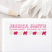 Pink White Circus Zoo Tierkekse Cracker (Insitu)