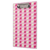 Pink White Circus Zoo Tierkekse Cracker Klemmbrett (Links)