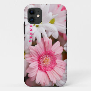 Pink & White Daisies Custom iPhone 5 Fall Case-Mate iPhone Hülle