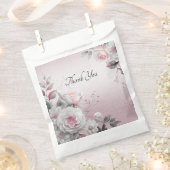 Pink White Floral Gevor Bag Geschenktütchen (Ausgeschnitten)