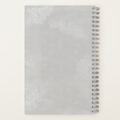 Pink & White Floral Lace Gebet Journal Notizblock (Rückseite)