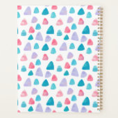 Pink White Foto Collage Planer (Rückseite)