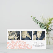 PINK & WHITE GEBLÜHT | DANKE, DASS DU KARTE (Stehend Vorderseite)