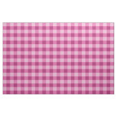 Pink White Gingham Check Combed Cotton Fabric Stoff (Fat Quarter (45,7 x 55,9 cm))